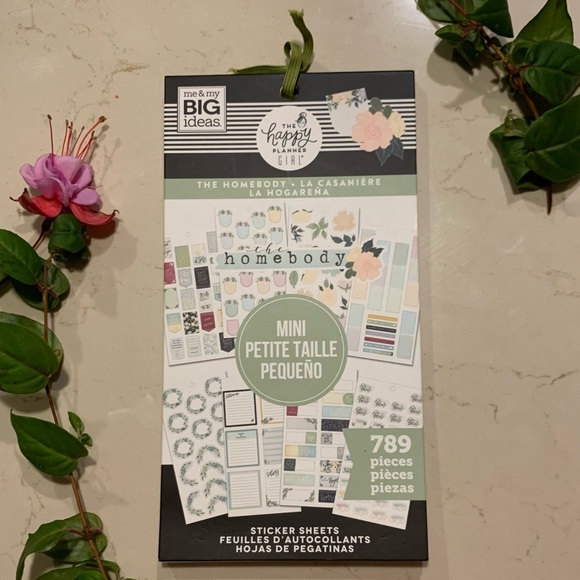 Happy Planner Sticker Book - The Homebody- Slightly Used